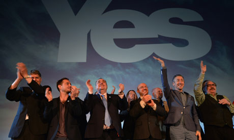 Scottish Politicians Launch Their Yes To Devolution Campaign
