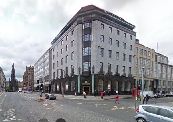 Capital House on Edinburgh's St Andrew Square. The Art Deco building built in 1938-40, situated across the square from RBS's head office, is home to Royal Bank Ventures. Photo: Google Street View