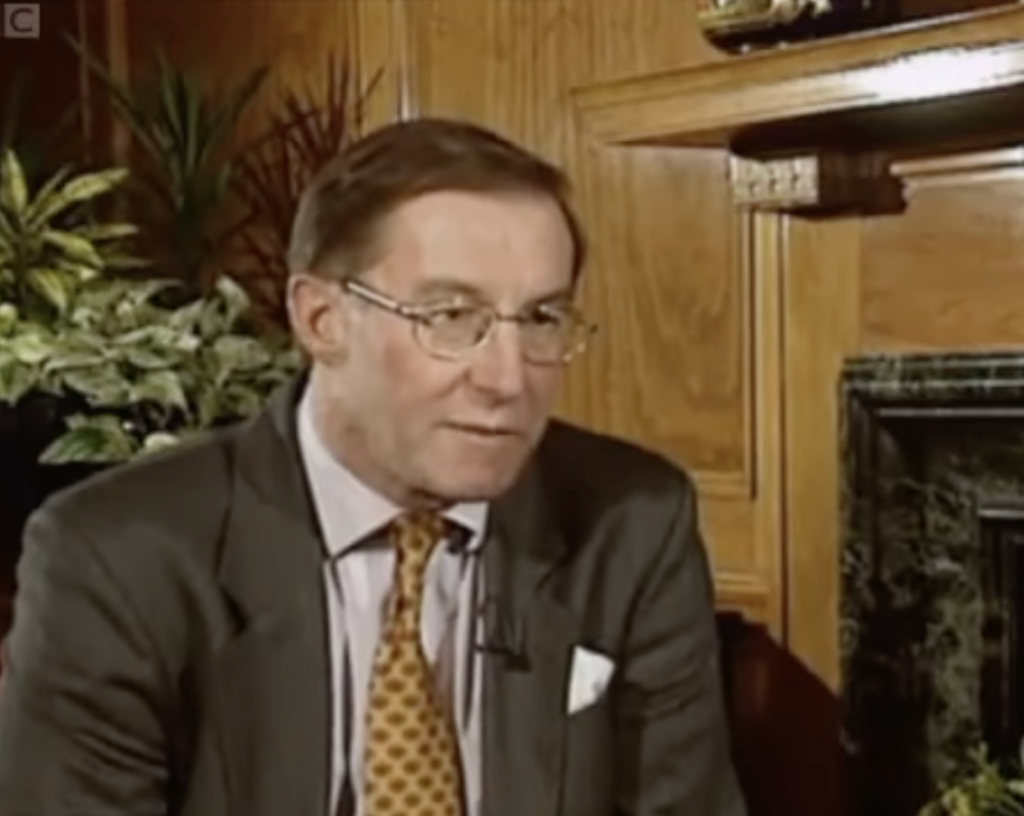 Leaving early: HBOS executive deputy chairman Sir Peter Burt. Image BBC Scotland