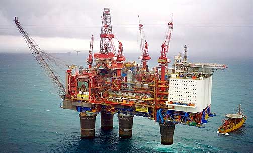 Statoil's Gullfaks C production platform was installed in the Norwegian CS in 1989