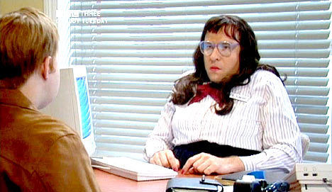 "Computer says no" a sketch featuring David Walliams and Matt Lucas from Little Britain, first broadcast on BBC3 in 2004.