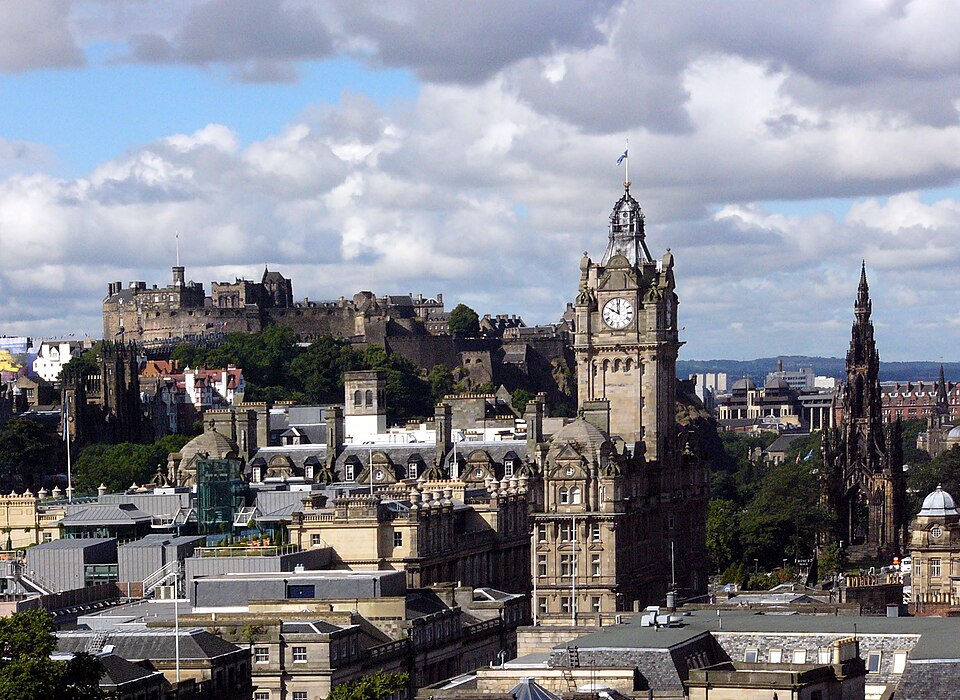 Edinburgh skyline from Calton Hill. Photo: Christian Bickel Licensed under the Creative Commons Attribution-Share Alike 2.0 Germany license.