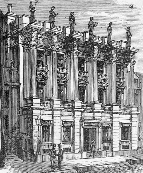 British Linen Bank, 37 St Andrew Square, Edinburgh (engraving)