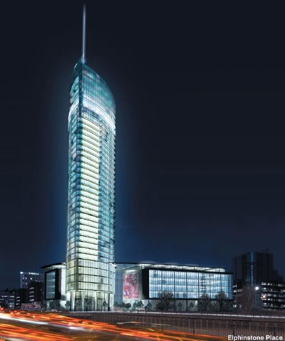 Elphinestone Place tower - never built