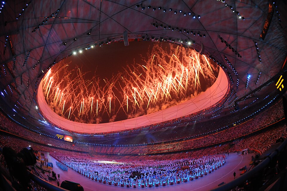 2008 Olympic Games opening ceremony in Beijing. Photo: Tim Hipps US Army FMWRC. Creative Commons Licence