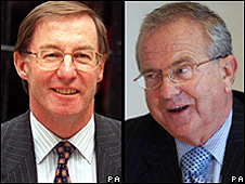 Sir Peter Burt and Sir George Mathewson. Image: BBC