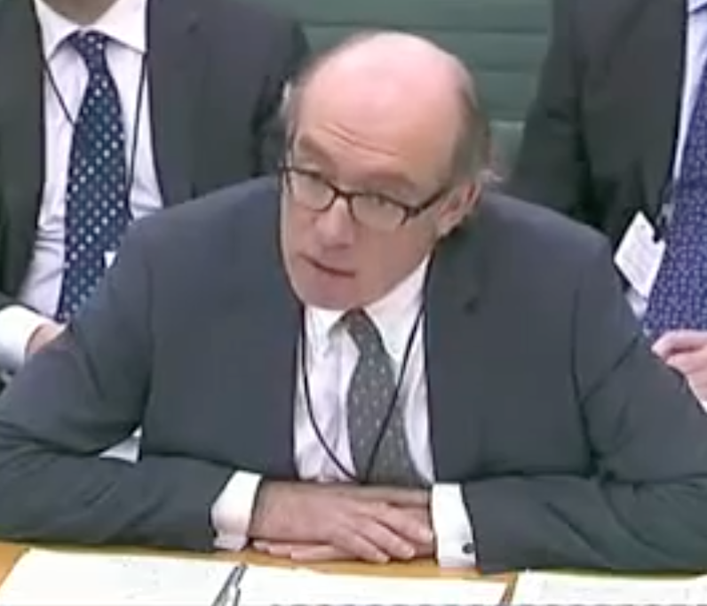 James Crosby former CEO of HBOS at the Parliamentary Commission on Banking Standards on 3 December 2012